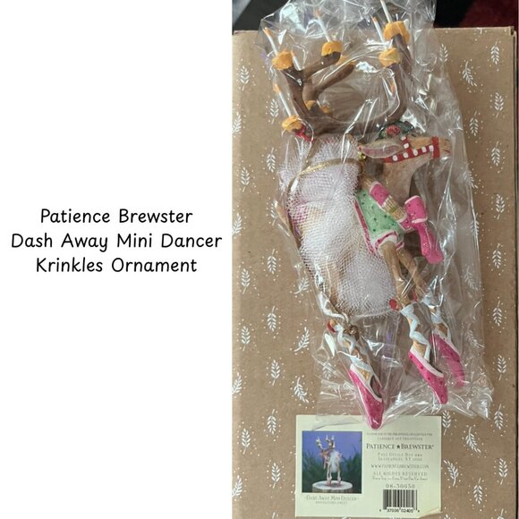 Patience Brewster Dash Away Mini Dancer Krinkles Ornament - Picture 1 of 1